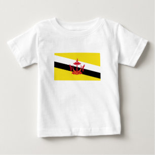 Camiseta De Bebé Bandera Patriótica De Brunei