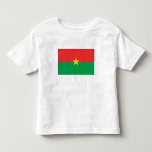 Camiseta De Bebé Bandera patriótica de Burkina Faso