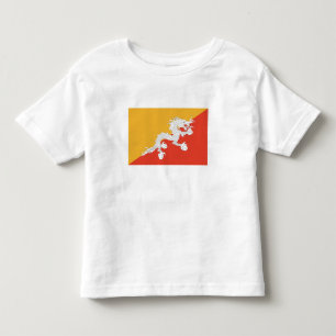 Camiseta De Bebé Bandera patriótica de Bután