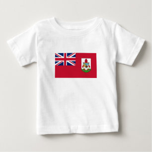 Camiseta De Bebé Bandera patriótica de las Bermudas