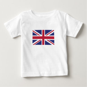 Camiseta De Bebé Bandera Patriótica del Reino Unido