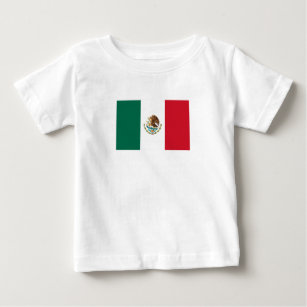 Camiseta De Bebé Bandera Patriótica Mexicana