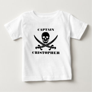 Camiseta De Bebé Bandera pirata calavera