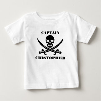 Camiseta De Bebé Bandera pirata calavera