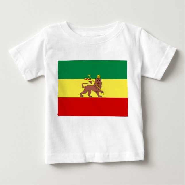 Camiseta De Bebé Bandera rastafari (Rastafarianismo) (Rasta) (Anverso)
