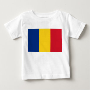 Camiseta De Bebé Bandera rumana (Rumania)