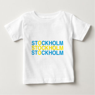 Camiseta De Bebé Bandera sueca STOCKHOLM