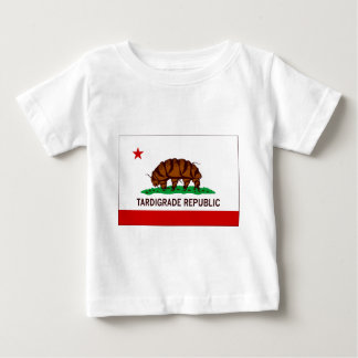 Camiseta De Bebé Bandera tardígrada de la república