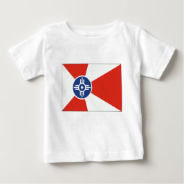 Camiseta De Bebé Bandera TIC de Wichita Kansas