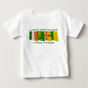 Camiseta De Bebé Banderas de Donegal del condado
