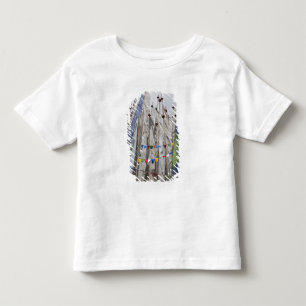 Camiseta De Bebé Banderas de oración en la montaña, paso de Yotongl