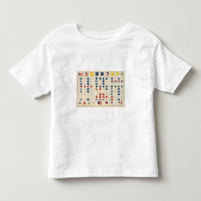 Camiseta De Bebé Banderas, insignias, etc (Anverso)