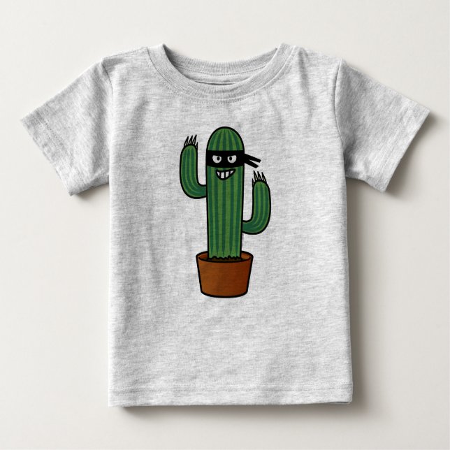 Camiseta De Bebé Bandido disimulado enmascarado ninja del bandido (Anverso)