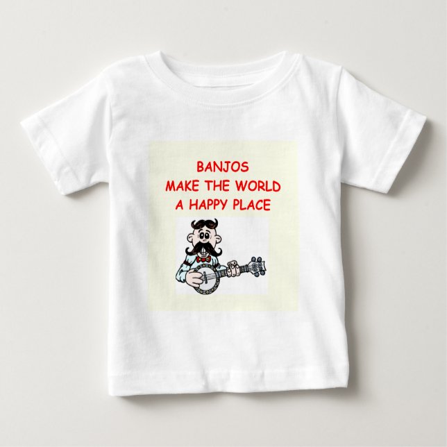 Camiseta De Bebé banjos (Anverso)