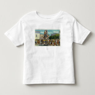 Camiseta De Bebé Baño de bellezas en el parque de la carrera de