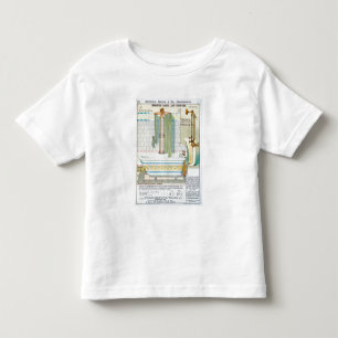 Camiseta De Bebé Baños y duchas mejorados de un catálogo del san