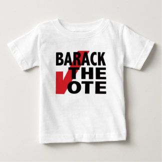 Camiseta De Bebé Barack el voto
