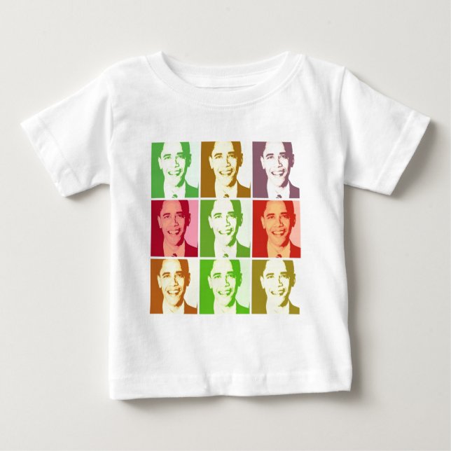 Camiseta De Bebé Barack Obama  (Anverso)