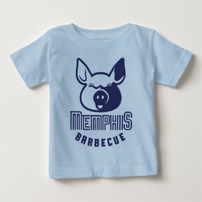 Camiseta De Bebé Barbacoa de Memphis (Anverso)