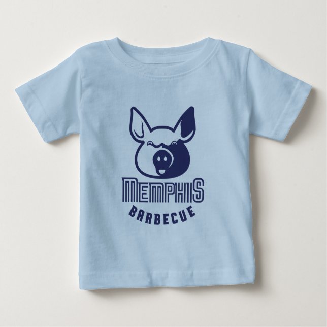 Camiseta De Bebé Barbacoa de Memphis (Anverso)
