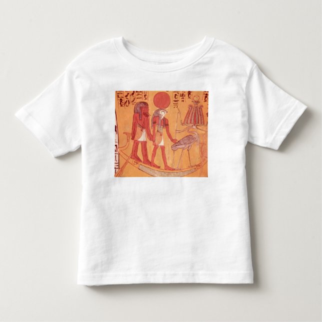 Camiseta De Bebé Barca solar con Re-Horakhty (Anverso)
