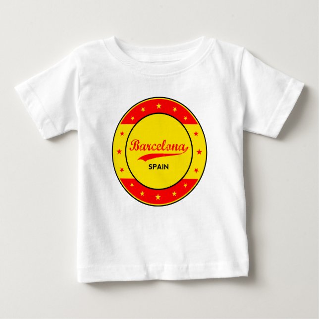 Camiseta De Bebé Barcelona (Anverso)