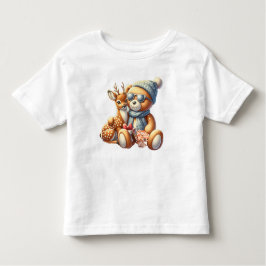 Camiseta De Bebé Bärchen und sein kleines Rehkitz