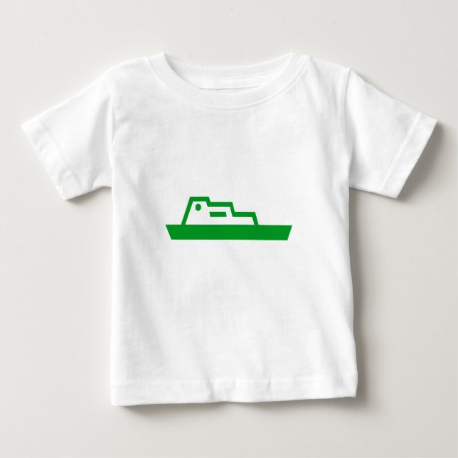Camiseta De Bebé Barco (Anverso)