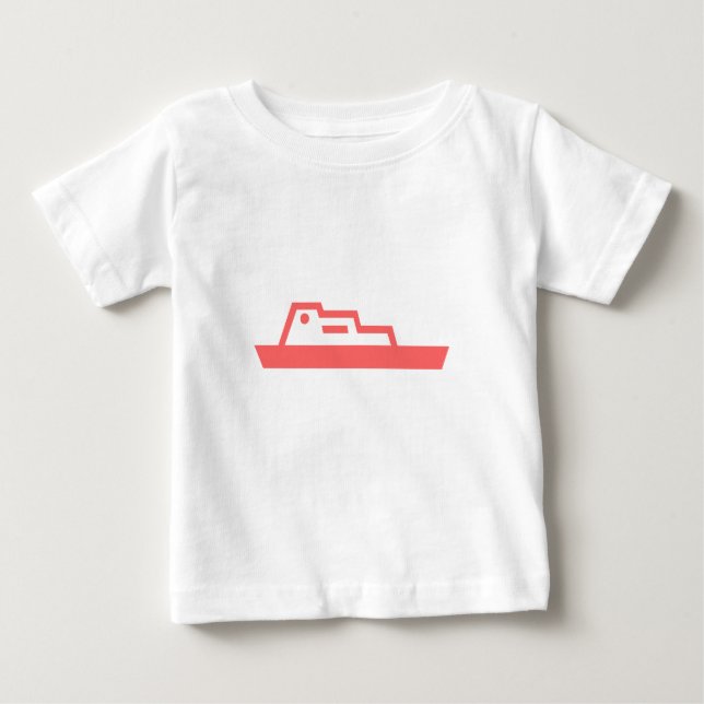 Camiseta De Bebé Barco (Anverso)