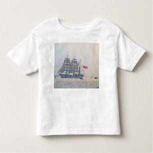 Camiseta De Bebé Barco de altura, barco de escalador, vela, guardac