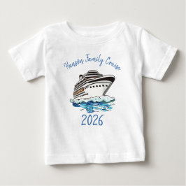 Camiseta De Bebé Barco de Crucero Personalizado