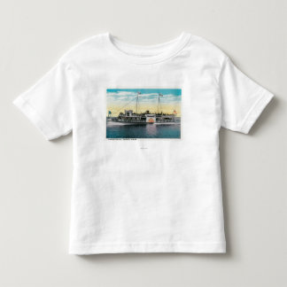 Camiseta De Bebé Barco de parte inferior de cristal, emperador,
