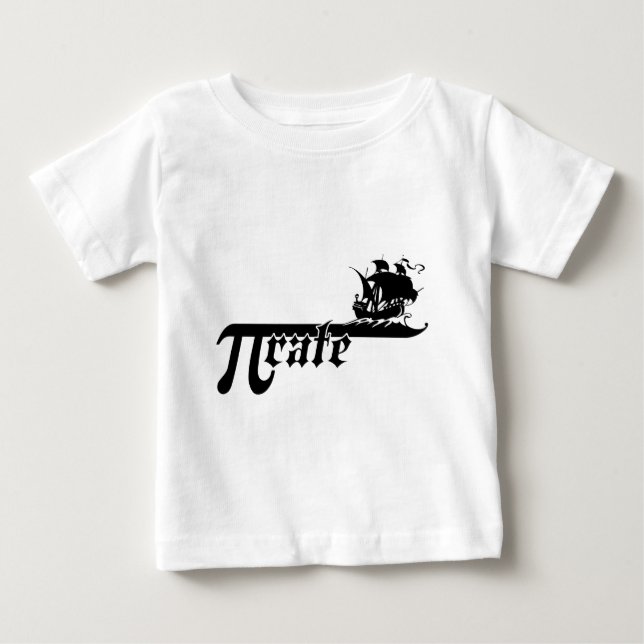 Camiseta De Bebé Barco de tarifas de Pi (Anverso)