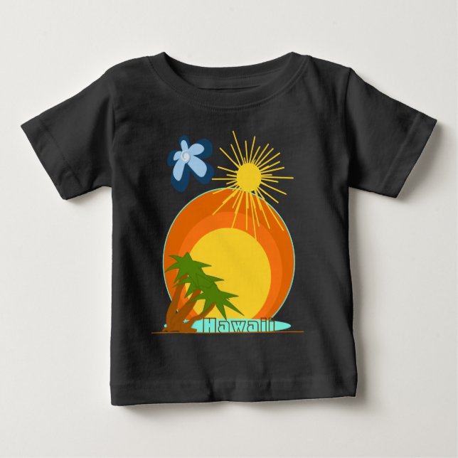 Camiseta De Bebé Barco de vacaciones de destino - Hawái - Personali