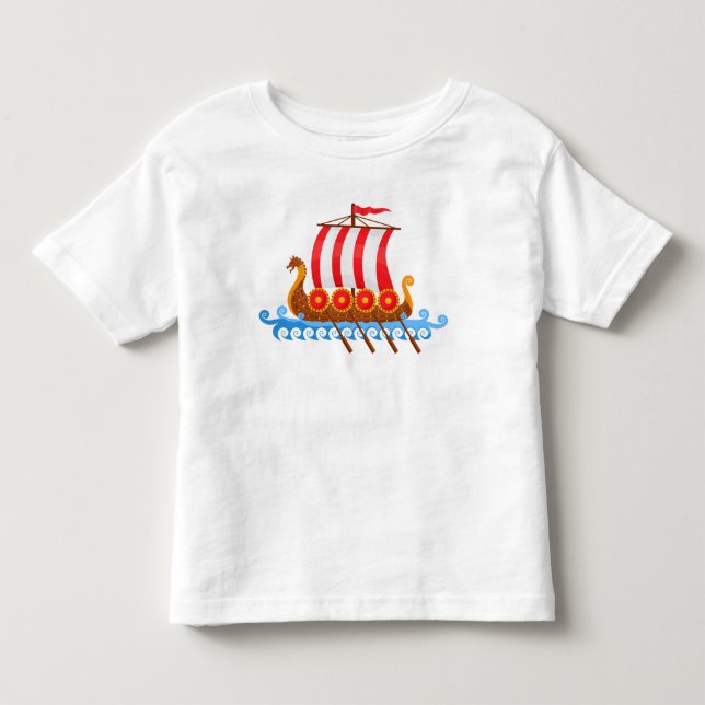 Camiseta De Bebé Barco de Viaje (Anverso)