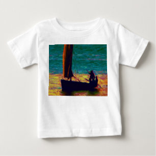 Camiseta De Bebé Barco pacífico baño marino Destino del destino