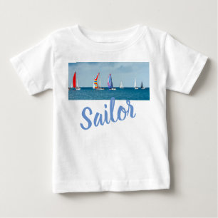 Camiseta De Bebé Barco pacífico baño marino Destino del destino