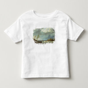 Camiseta De Bebé Barco pesquero holandés cogido en una orilla de