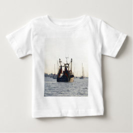 Camiseta De Bebé Barco Pesquero Paz Y Abundancia Al Amanecer