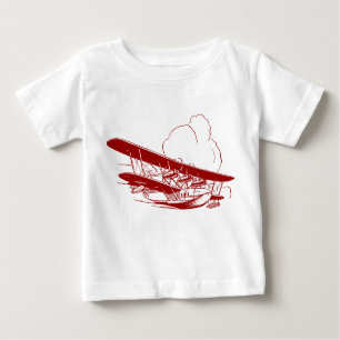 Camiseta De Bebé Barco volador vintage