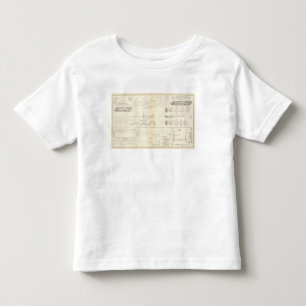 Camiseta De Bebé Barcos de los dibujos, puentes, carros,