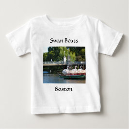 Camiseta De Bebé Barcos del cisne