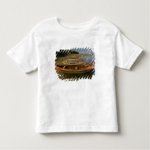 Camiseta De Bebé Barcos en el lago entre Kyauktawgyi Paya y