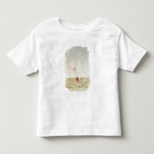 Camiseta De Bebé Barcos en la salida del sol (aceite en el panel)
