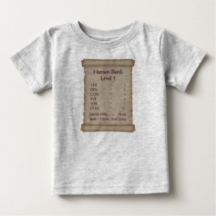 Camiseta De Bebé Bardo del nivel humano 1
