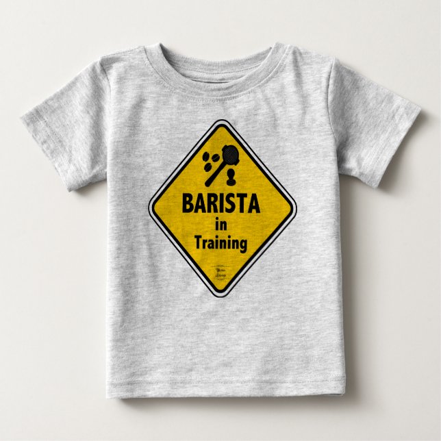 Camiseta De Bebé Barista en formación (Anverso)