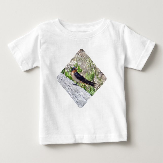 Camiseta De Bebé Barn Swallow Series (Anverso)
