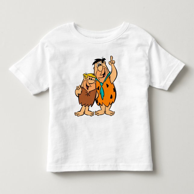 Camiseta De Bebé Barney Rubble y Fred Flintstone (Anverso)