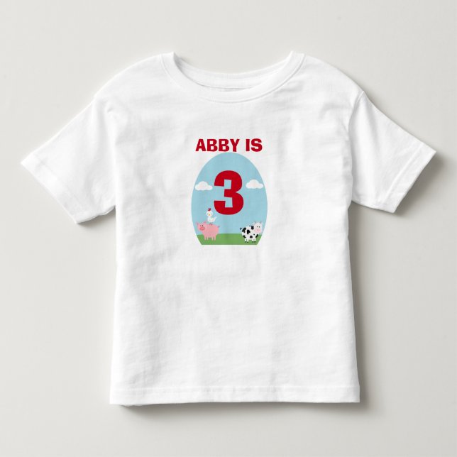 Camiseta De Bebé Barnyard Bash (Anverso)
