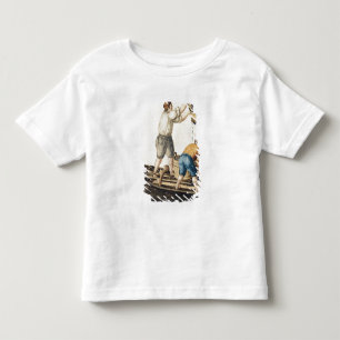 Camiseta De Bebé Barqueros que vierten el agua dulce en las